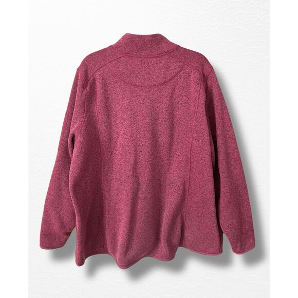 L.L.Bean Sweater Fleece Full-Zip Jacket, Size 3X - Picture 4 of 15